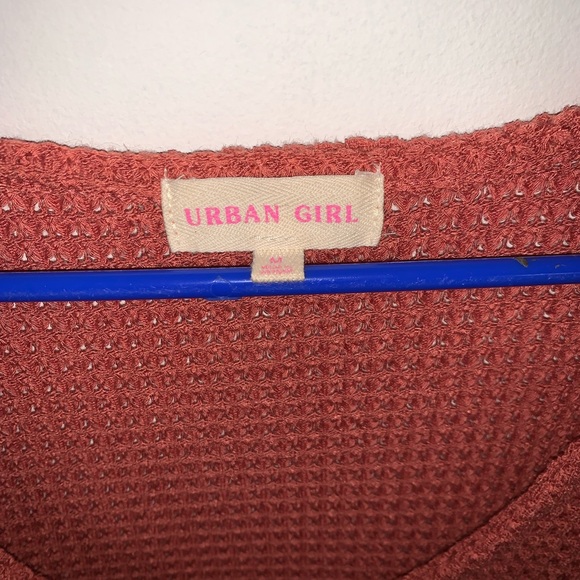 Orange cropped sweater - Picture 3 of 3